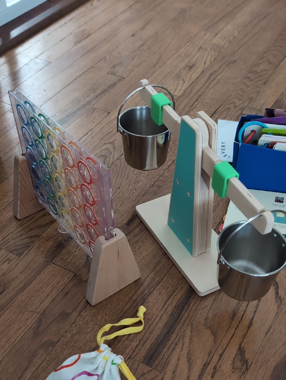 Lovevery 2 Year + Drop And Match Dot Catcher And Balance Scale Wooden Montessori